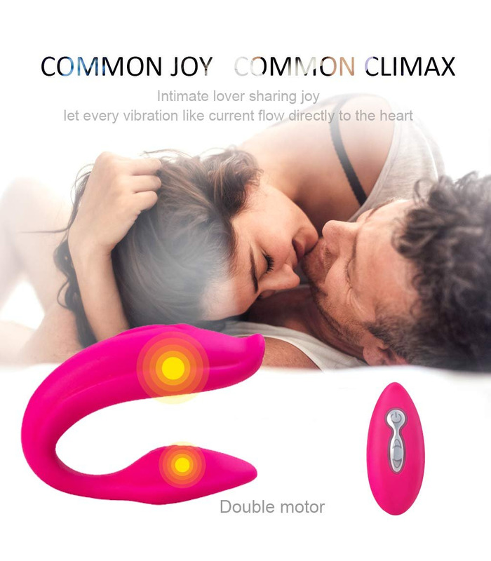 Liebe Ei G-Punkt Wiederaufladbare Paare Vibrator-Fernbedienung Tragbar-Sex-Spielzeug - Rose