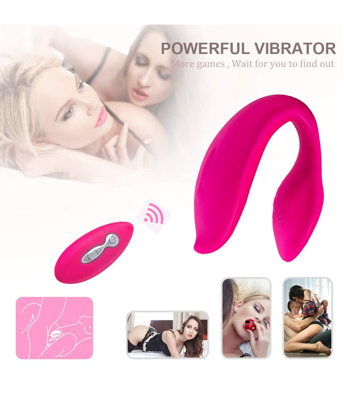Liebe Ei G-Punkt Wiederaufladbare Paare Vibrator-Fernbedienung Tragbar-Sex-Spielzeug - Rose