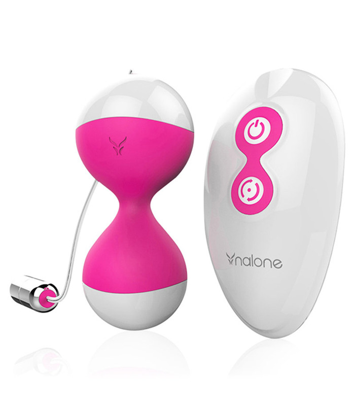 Wireless Remote Control Vibrator Kegel Balls Vibro-Ei von Nalone - Pink