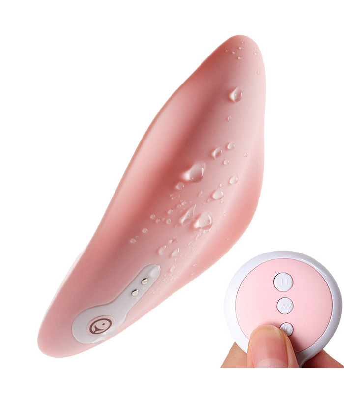 Wireless Remote Control, Wiederaufladbare Klitoris-Stimulator Frauen Unsichtbar Tragbar-Vibrator - Rosa