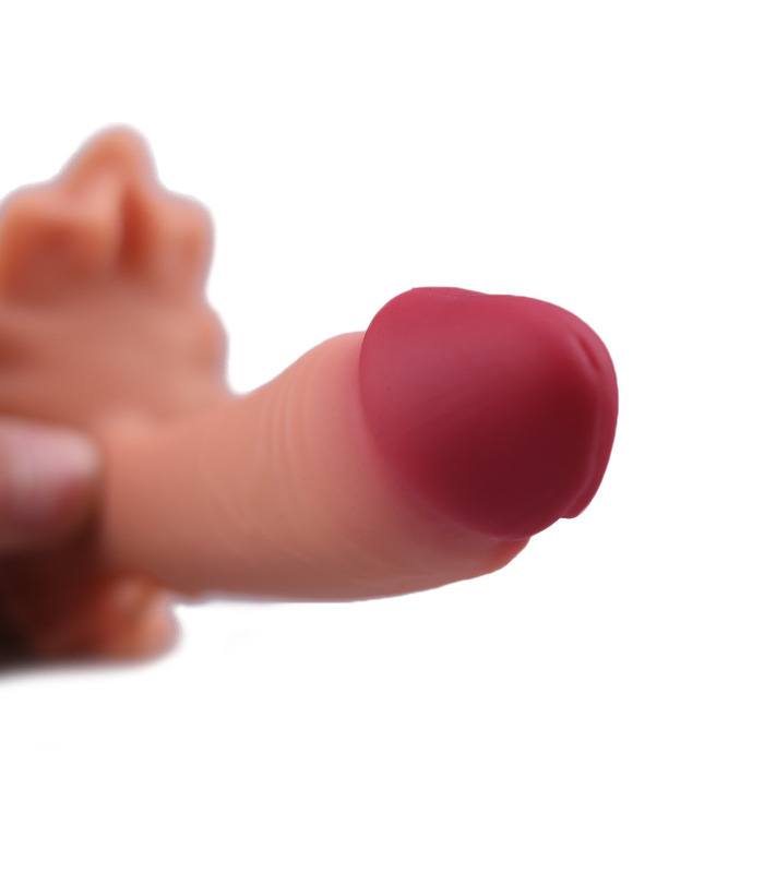 Realistische Penis Tragbar Dildo Fernbedienung Vibrator Mehrere Muster - Nude