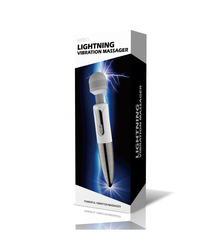 Leten Lightning Huge Head Clit Vibrators Magic AV Powerful Massagers Rechargeable