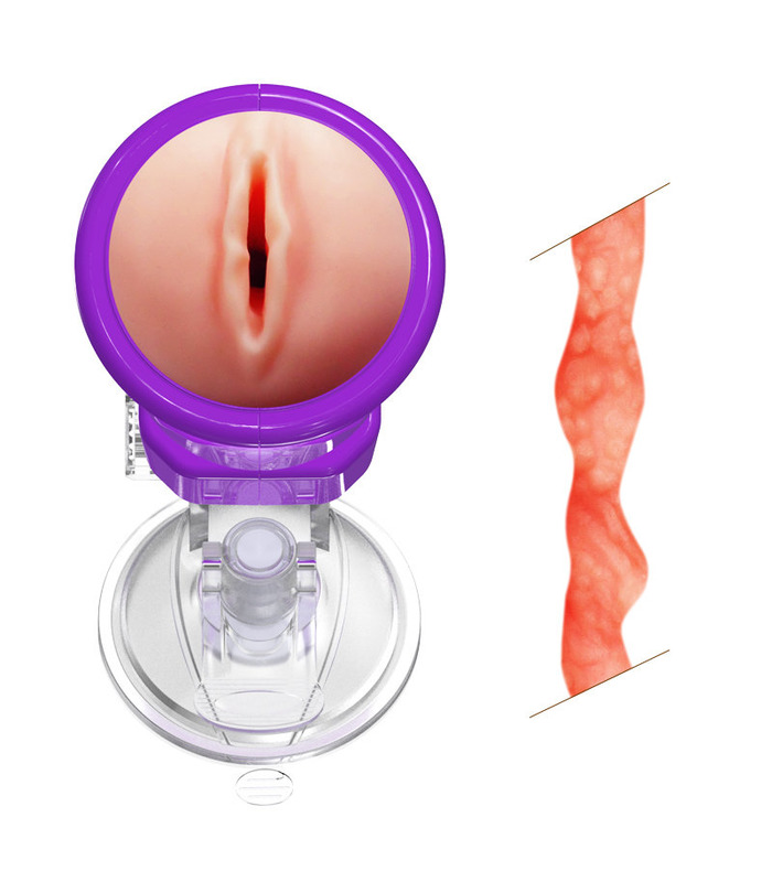 YouCups Suction Cup Realistic Vagina Soft Masturbator