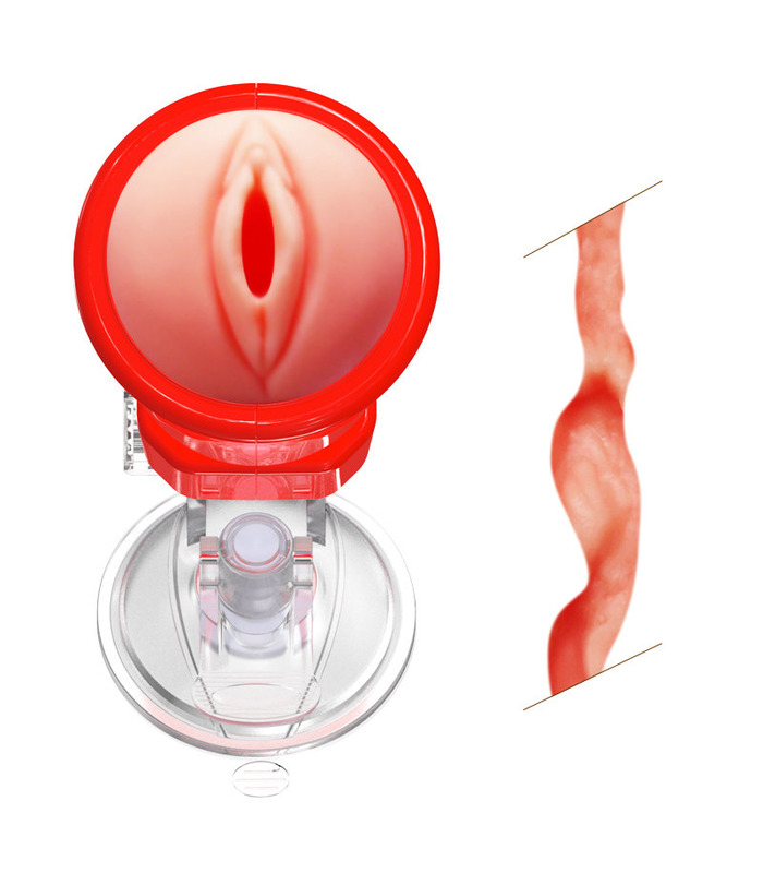YouCups Suction Cup Realistic Vagina Soft Masturbator