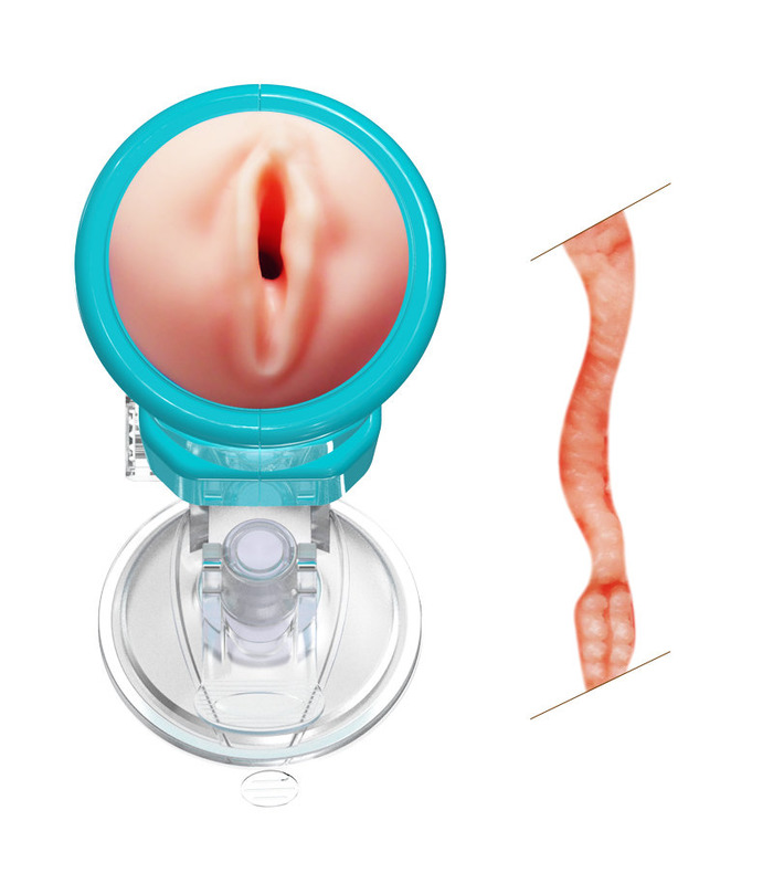 YouCups Suction Cup Realistic Vagina Soft Masturbator
