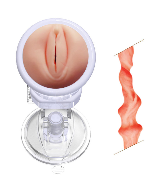 YouCups Suction Cup Realistic Vagina Soft Masturbator