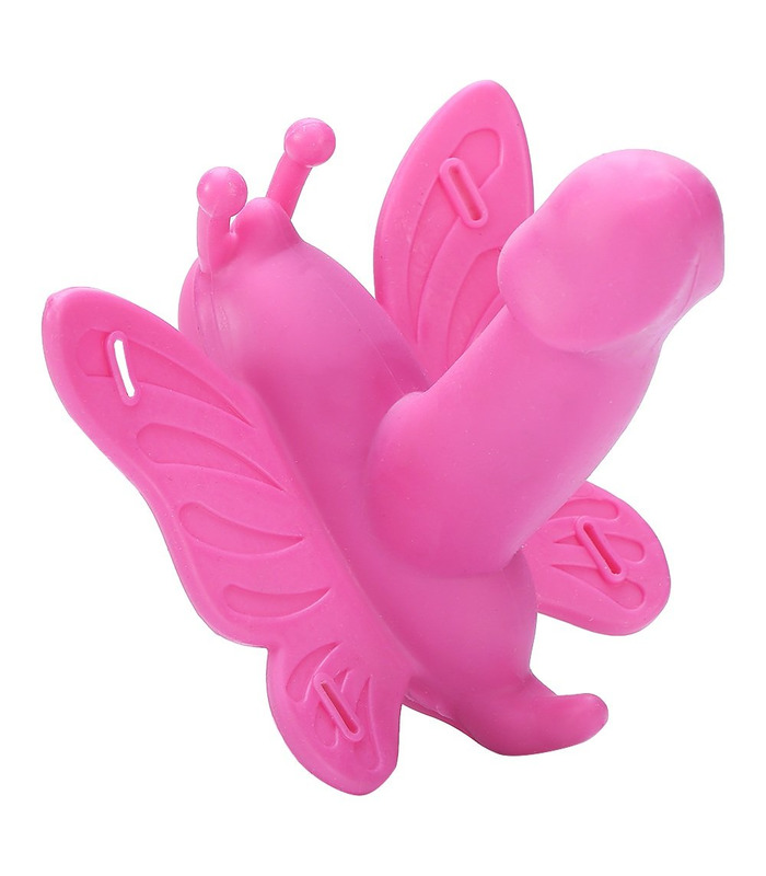 Dibe Butterfly Wearable Vibrators Wireless Strap-ons Vibrating Dildo T-back