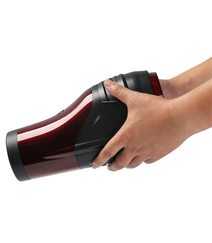 Thanos Automatic Rotation Thrusting Male Masturbator Powerful Piston Sex Toys - Black