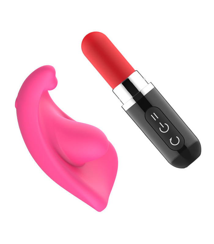 Lipstick Like Remote Control Vibrator Invisibly Wearable Clitoral Stimulator