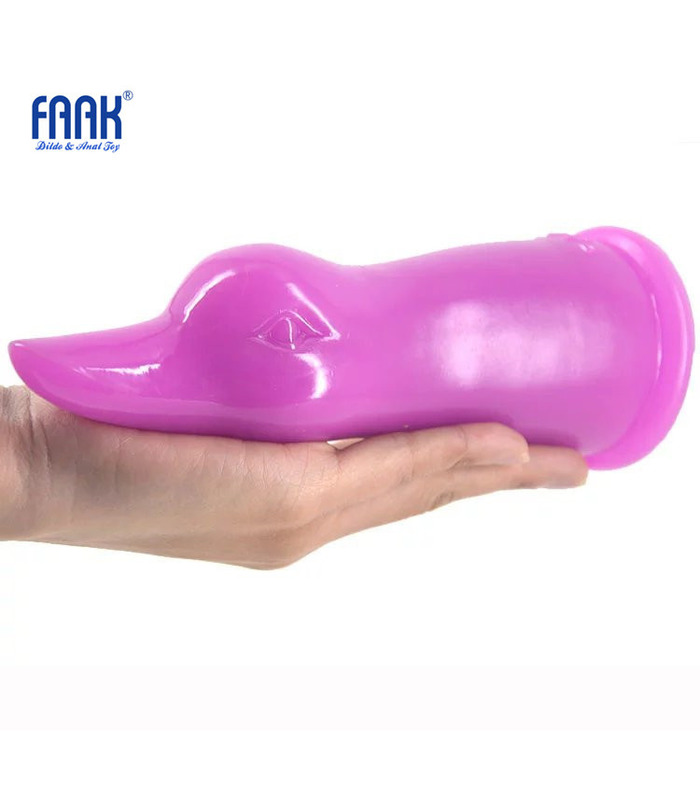 FAAK Thick Dolphin Head Dildo Anal Plug