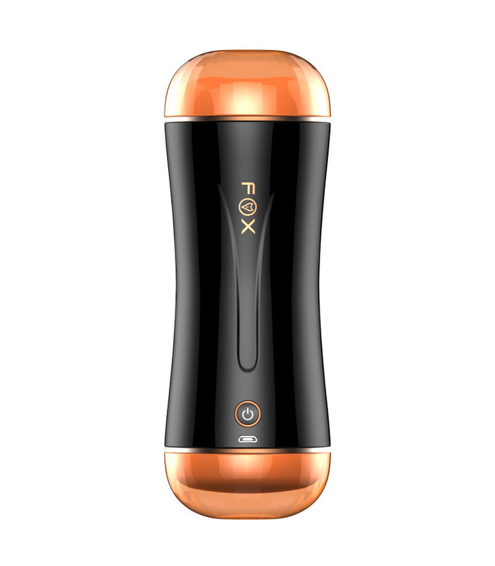 Fox Double Ended Männlich Masturbator Realistische Vagina und Anus und Mund Intelligente Sexuelle Stöhnt