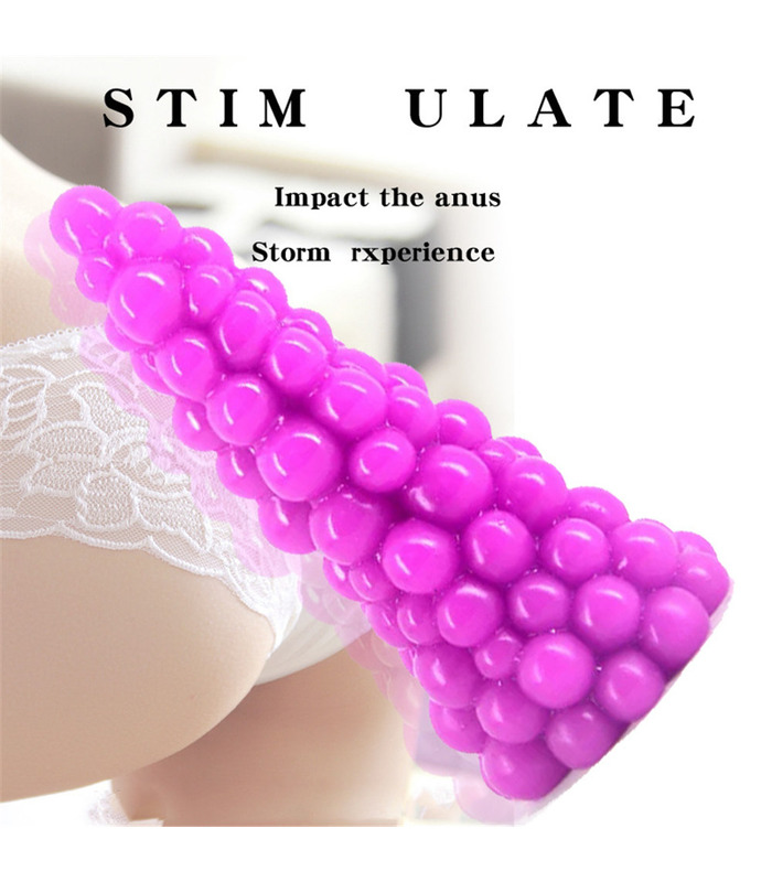 FAAK Grapes Beads Cone Anal Plugs Sex Toys Soft