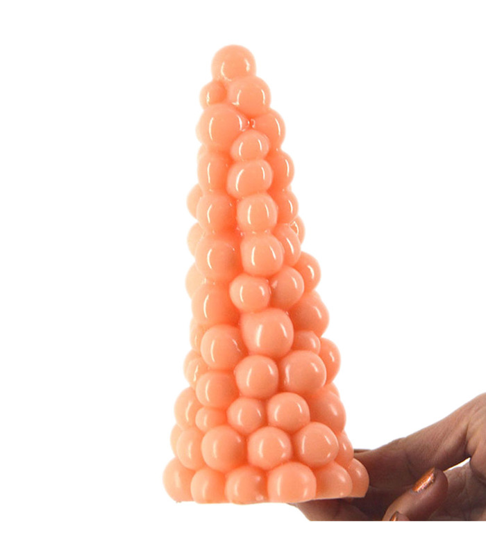 FAAK Grapes Beads Cone Anal Plugs Sex Toys Soft