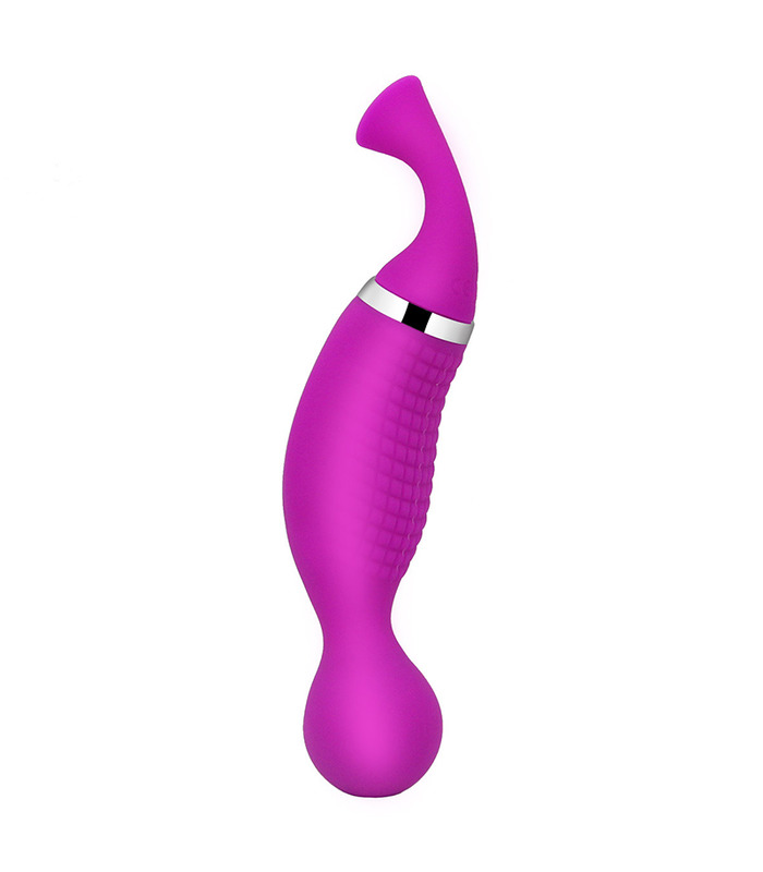 Clit Sucker G Spot Massage Rechargeable Clitoral Vibrator Strong Suction for Vagina - Rose