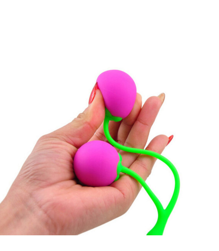 Kirsche-Imitation Vagina Vertraglich Kegel-Ball - Rosa