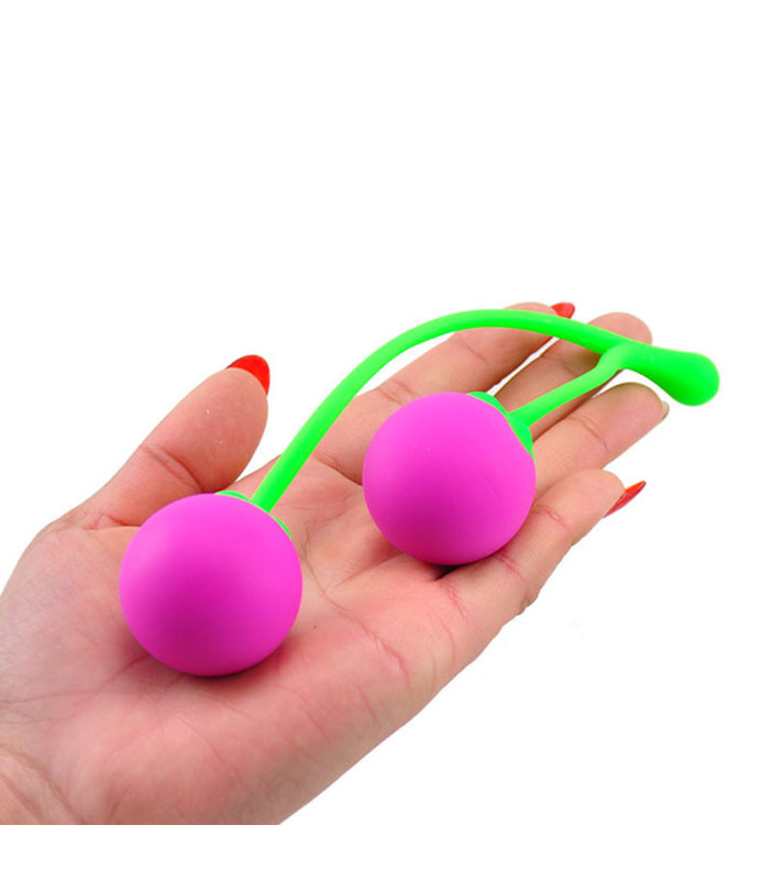 Kirsche-Imitation Vagina Vertraglich Kegel-Ball - Rosa