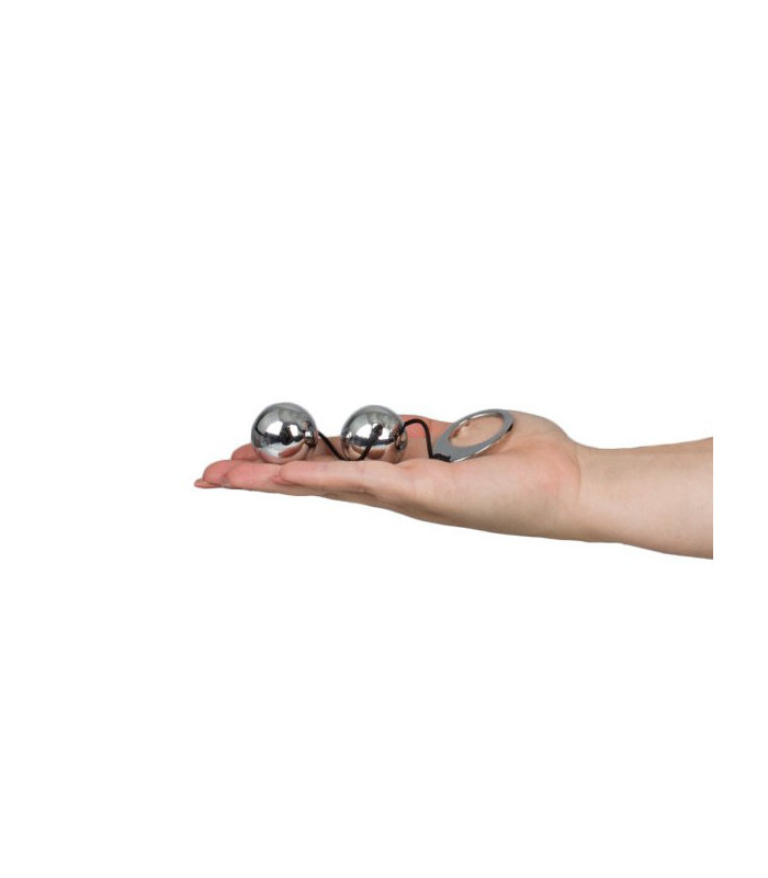 Gewichtete Glatt Solides Metall-Silber-Ben Wa Balls Kegel-Übung