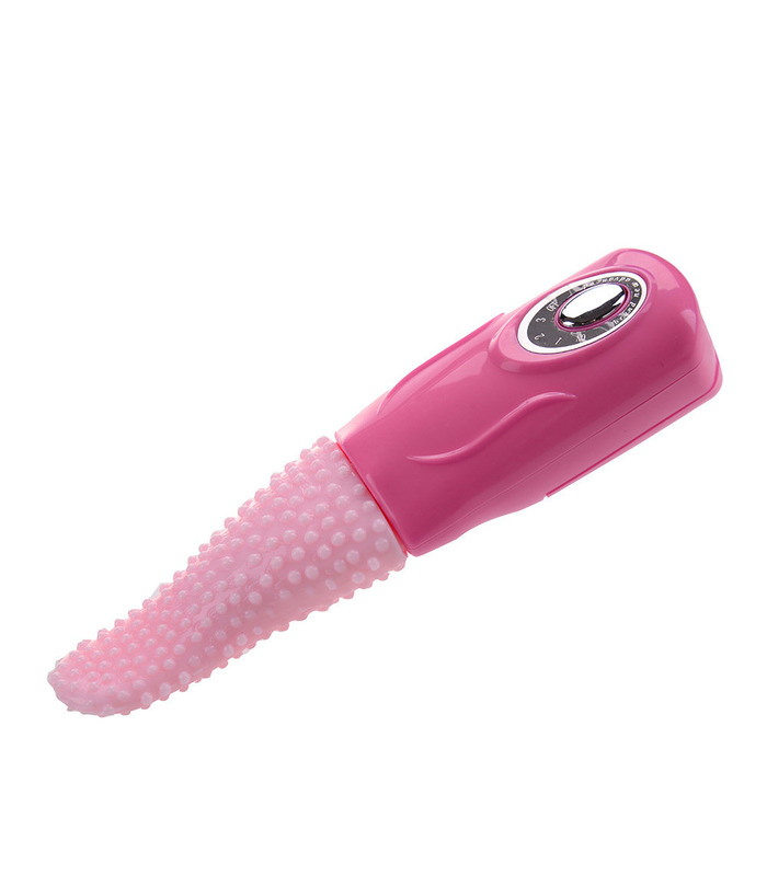 Lebensechte Zunge Vagina Klitoris Oral Sex Toys Ei Vibrator Weibliche Masturbation - Rosa