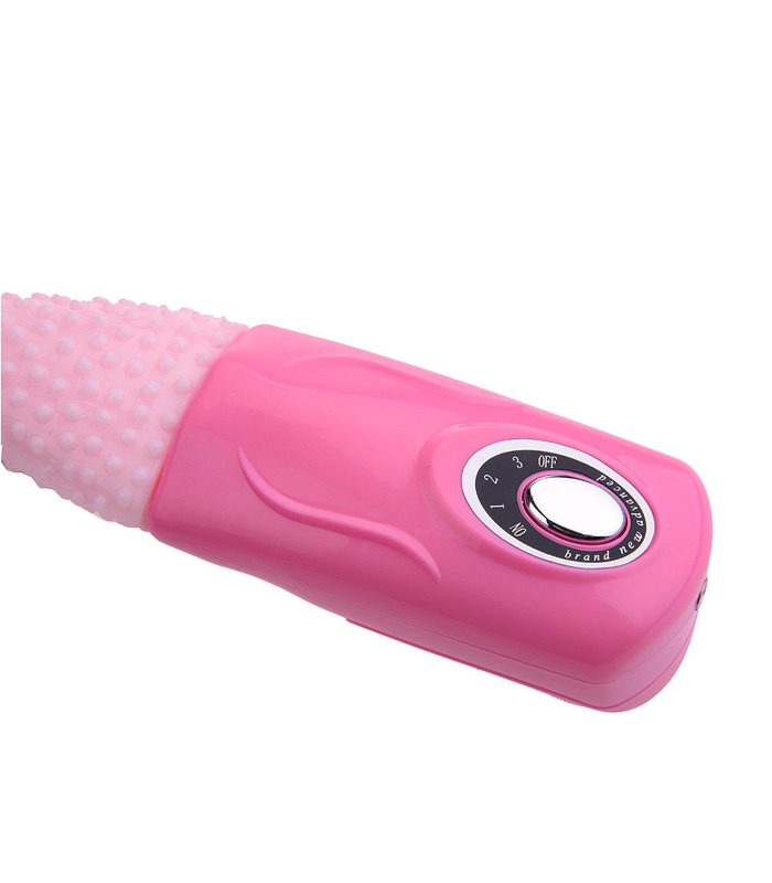 Lebensechte Zunge Vagina Klitoris Oral Sex Toys Ei Vibrator Weibliche Masturbation - Rosa