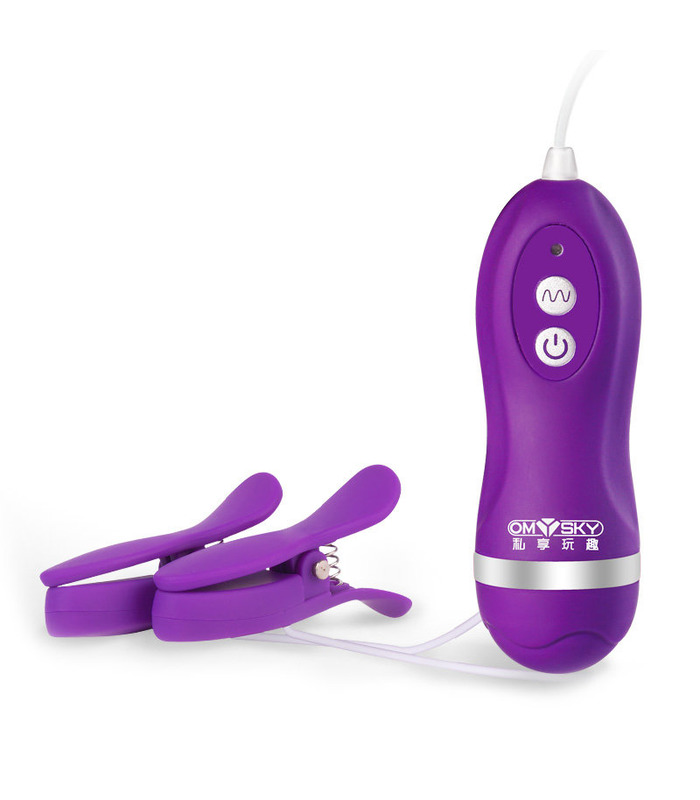 10 Geschwindigkeiten Wasserdicht Brust-Massage Nippel Vibrator Klitoris Clip Vibrierende Nippel-Klammern-Silikon-Vibratoren,