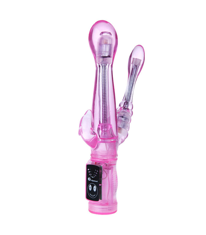 Double-Head 6 Modes Bendable G-Spot Vibrator