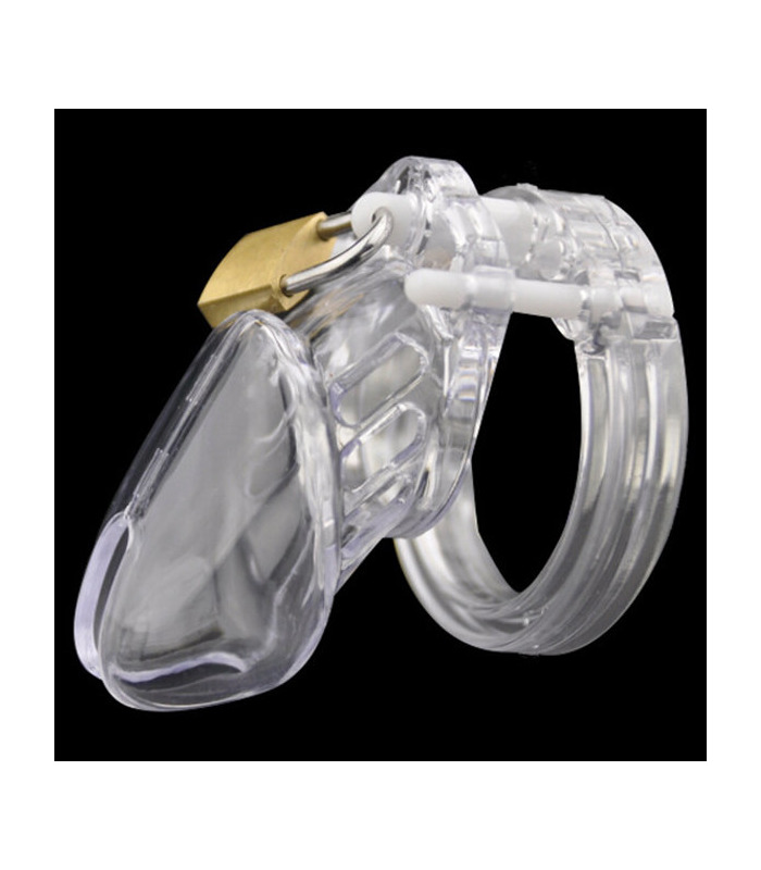 Breathable Male Chastity Cage Penis Locking Jail with Lock and Key