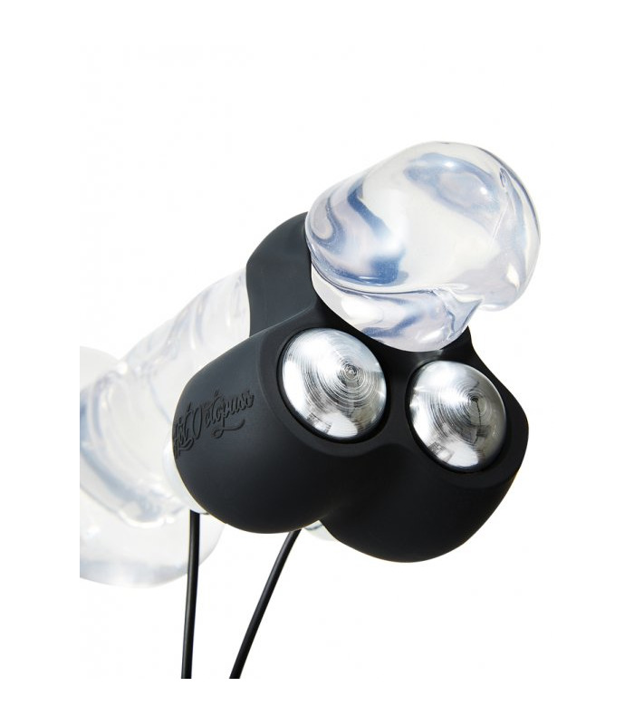 JETT Guybrator Ring  customizable vibrator with two unique bullets—one offering a treble vibration