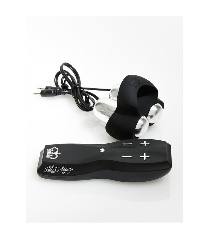 JETT Guybrator Ring  customizable vibrator with two unique bullets—one offering a treble vibration