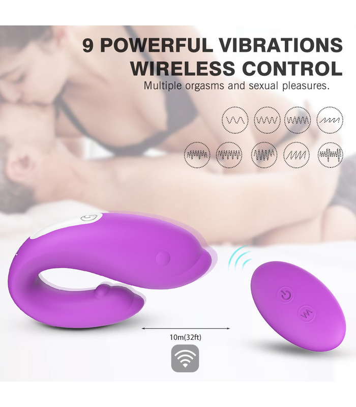 Wireless Remote Control Vibrator Tragbar-Vibrator-Klitoris-Massage Sex-Spielzeug für Paare
