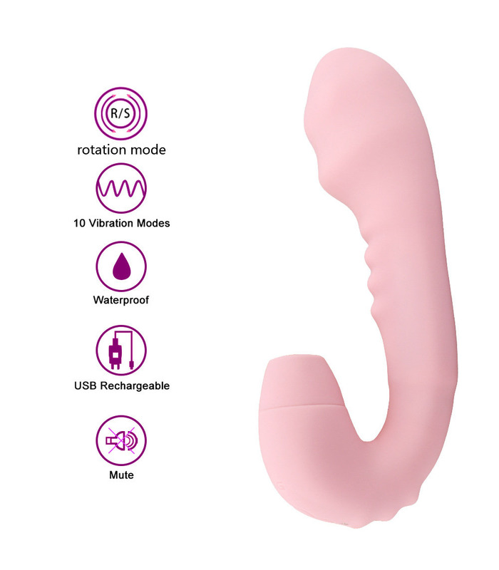 Rotating Dildo Vibrator Sex Toys for Women Heating G-Spot Nipple Clitoris Stimulation Sucking Vibrator Waterproof Oral Blow Job