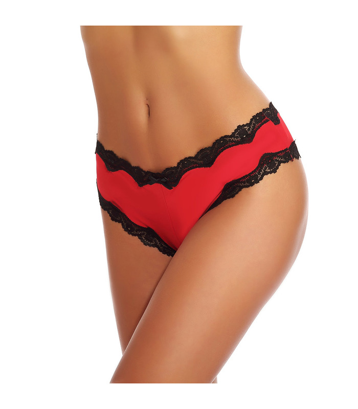 Spitze Saum Kreuz-Kreuz Bowknot Sexy Höschen