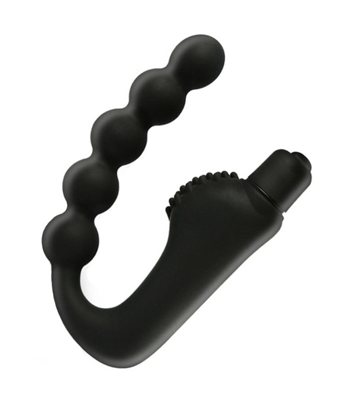 SEXTHROB Anal Beads Gourd Prostate Massager - Black