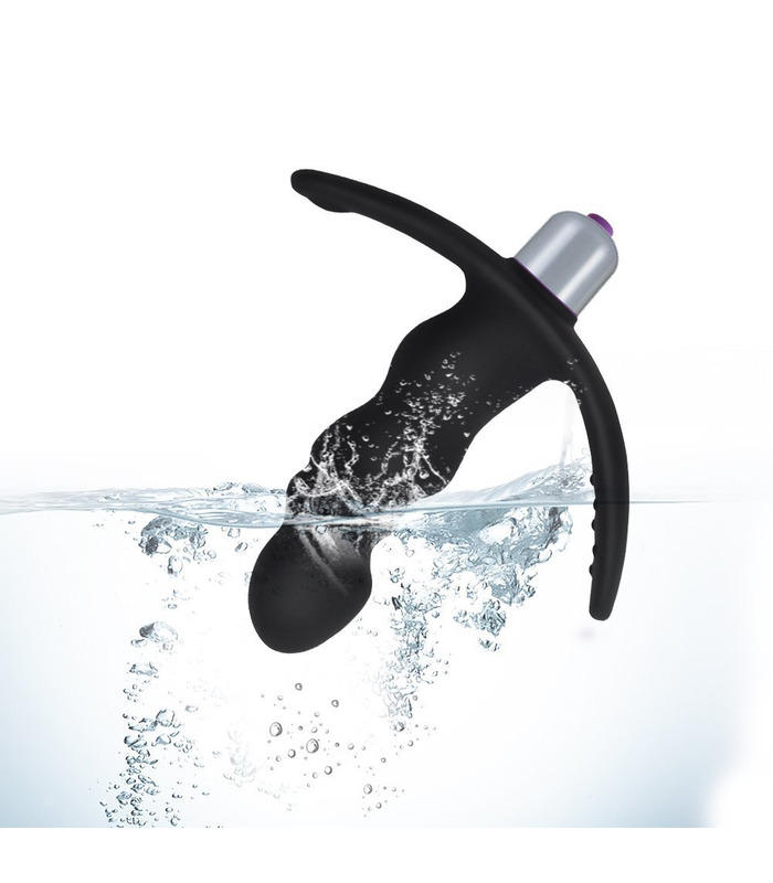 LEVETT Zac Wasserdichte Vibro-Anal-Spielzeug - Schwarz