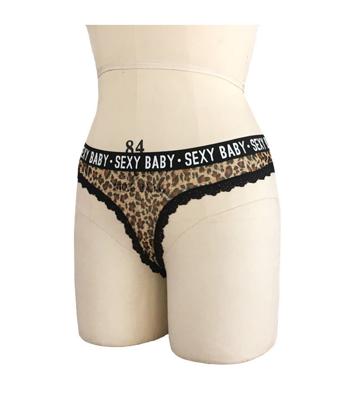 Female Double Erotic Elastic Seduced Underwear G-String Sexy Lingerie for Women