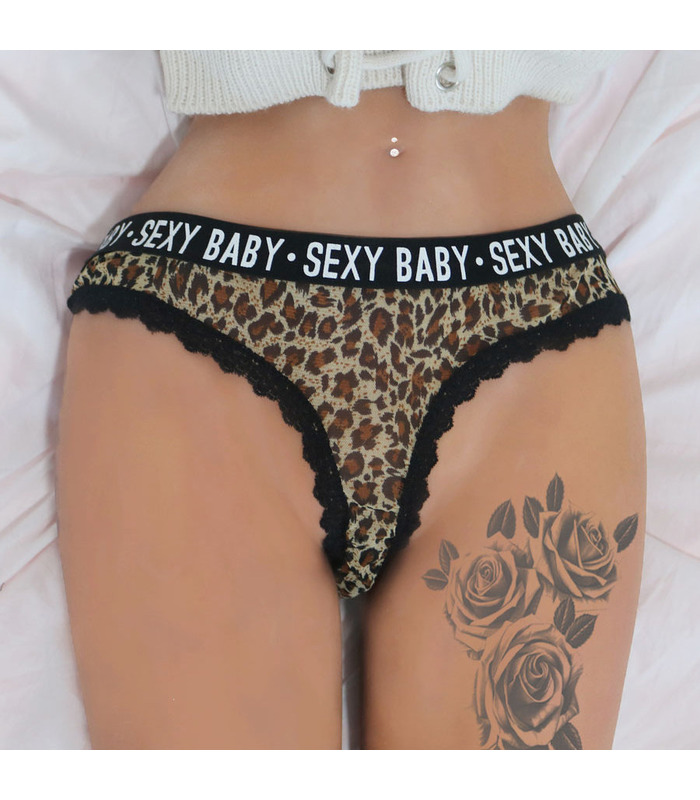 Weiblich Doppel-Erotik-Elastische Verführt Unterwäsche G-String Sexy Dessous für Frauen