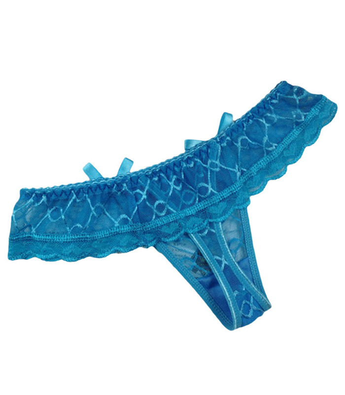 Lace Thongs Bogen Transparente Temptation T-Back Höschen