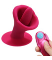 Licking Tongue Rechargeable Remote Control Vibrator