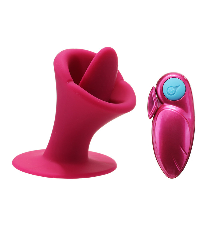 Lecken Der Zunge Wiederaufladbare Fernbedienung Vibrator