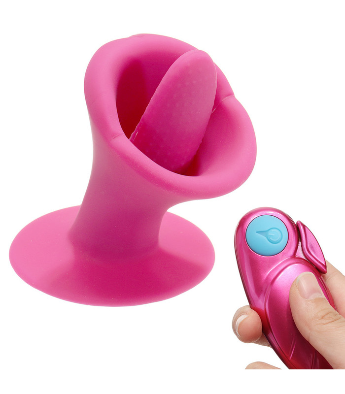 Lecken Der Zunge Wiederaufladbare Fernbedienung Vibrator