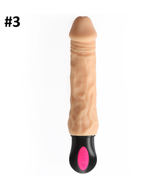 Wiederaufladbare Stoßend Dildo Smart Erwärmung Realistische Vibrator 3 Typ 12-Funktion, Sex-Spielzeug