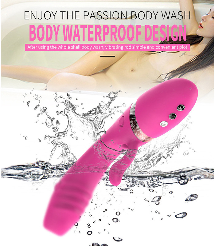 Dildos Head Clit Sucking Vibrators Stimulators Female Masturbation Pleasure - Red