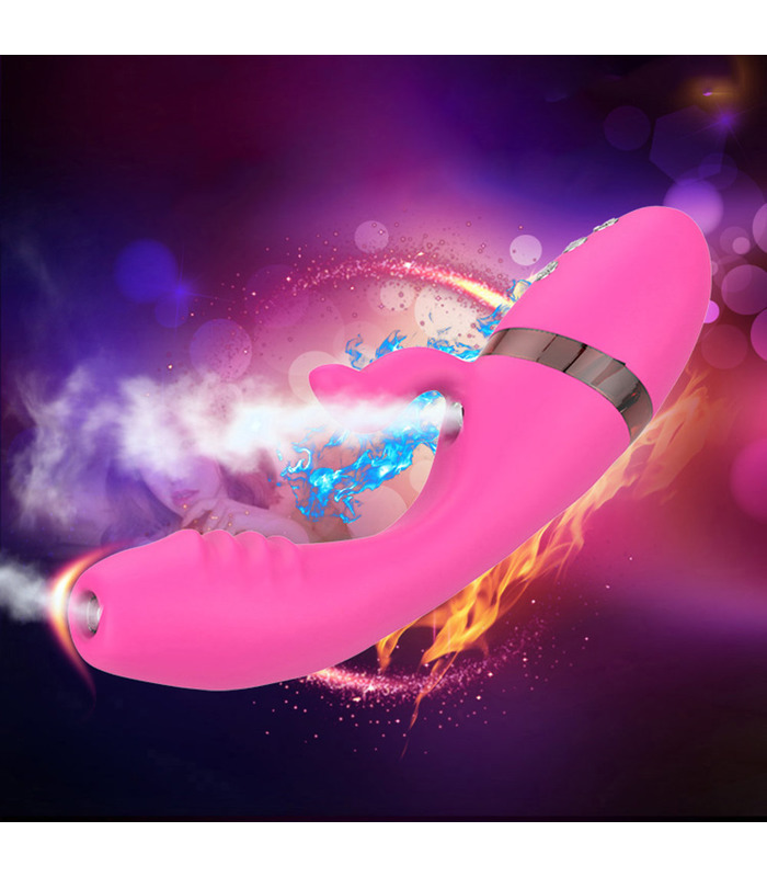 Dildos Kopf Clit Saugen Vibratoren, Stimulatoren Female Masturbation Pleasure - Rot