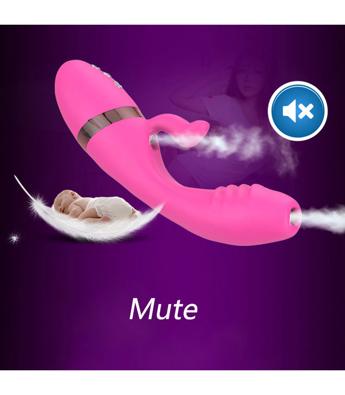 Dildos Kopf Clit Saugen Vibratoren, Stimulatoren Female Masturbation Pleasure - Rot