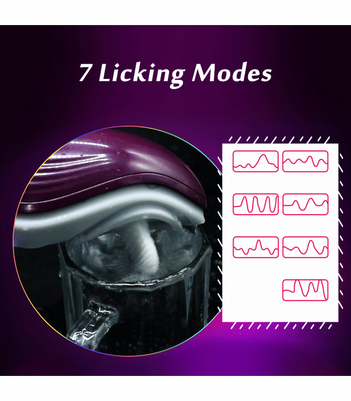 Zunge Clit Tickler Vibrator Nipple Sucker Weibliche Masturbation G-Punkt-Massage Sex-Spielzeug für Frauen