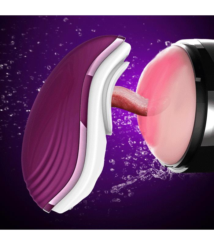 Zunge Clit Tickler Vibrator Nipple Sucker Weibliche Masturbation G-Punkt-Massage Sex-Spielzeug für Frauen