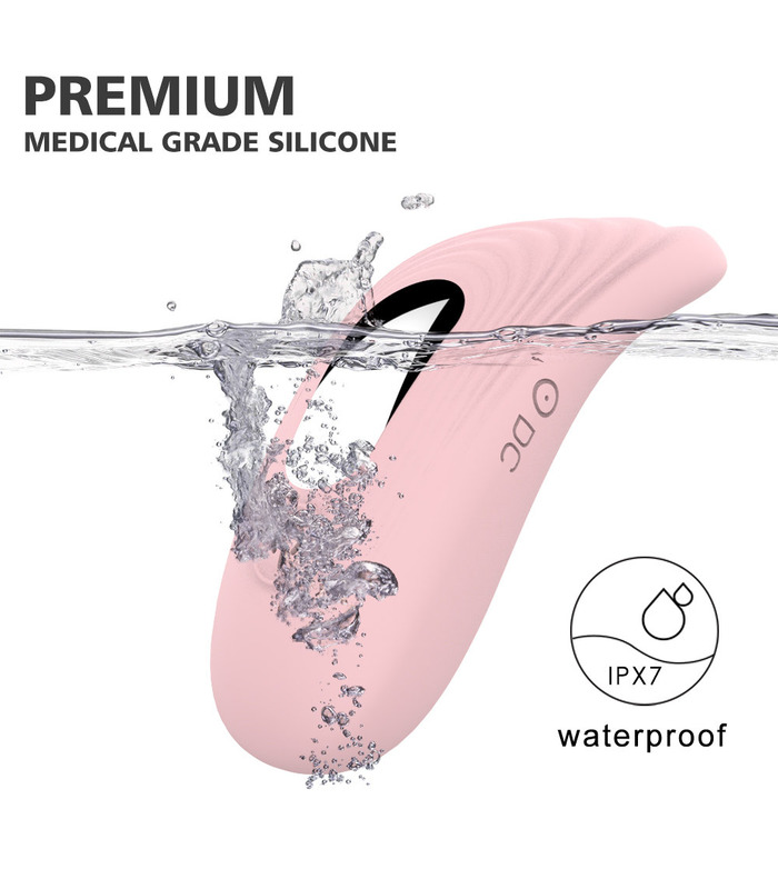 Wireless Remote Clit Vibrartor with Low Noise Waterproof Invisible Female Sex Toys Adult Toys - Pink