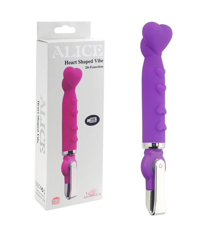 Aphrodisia Heart Shaped 20 Modes G-Spot Vibrator