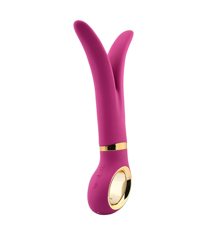 Y-Form Klitoris-Vibrator-Vagina-Penetration Und G-Punkt Massage Sex-Spielzeug, Spiele Für Erwachsene