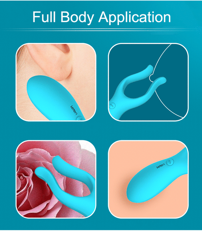 Multifunktions-Vibrator Unisex Sex Spielzeug Wasserdicht Erwachsenen-Spielzeug Klitoris-Massager Masturbation - Blau