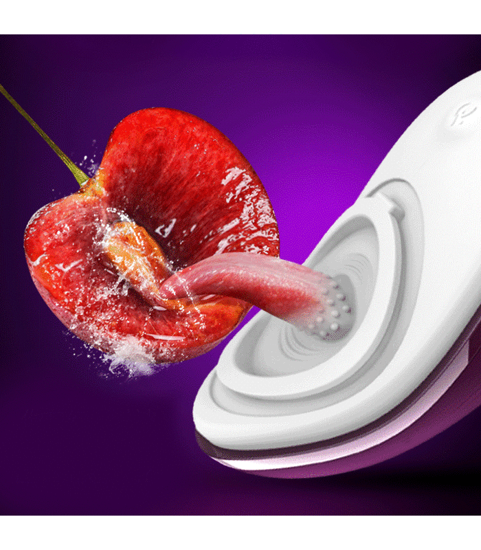 Tongue Tickler Clit Vibrator Nipple Sucker Female Masturbation G Spot Massage Sex Toys for Women